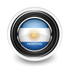 Argentina glossy icon