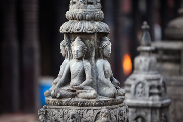 Buddha statue in Kathmandu city, Nepal