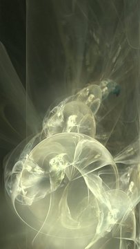 Glowing fractal animation