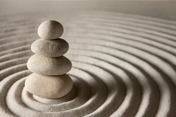Fotobehang Zen Stenen Balance  © Olga Lyubkin