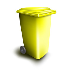 vector trash on white background