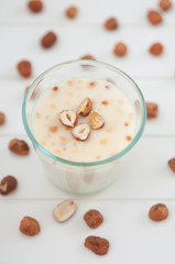 Haselnusspudding