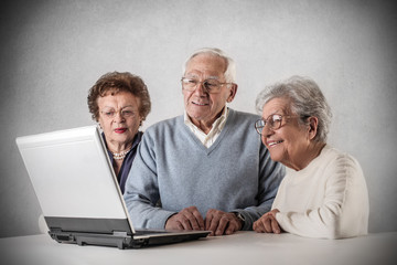 technological old people