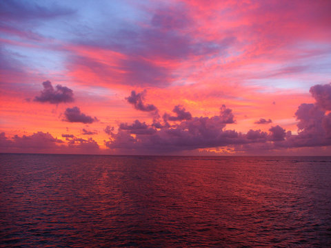 Pacific Ocean Sunset Australia
