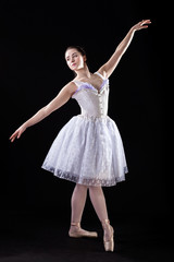 Naklejka premium Graceful ballet dancer