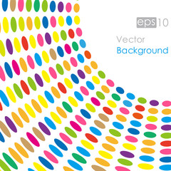 Vector illustration colored dots.