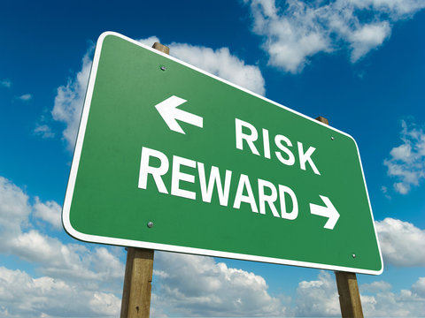 Road sign to risk reward