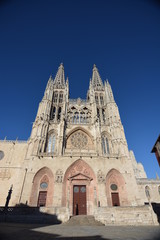 Fototapeta premium Fachada catedral gotica en Burgos
