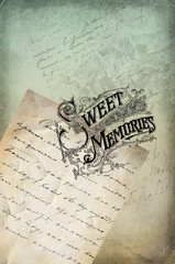 Obraz premium Sweet memories background