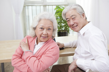 .Portrait of senior couple.