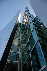Canary Wharf financial district in London.