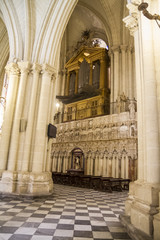 Obraz premium Majestic interior of the Cathedral Toledo, Spain. Declared World