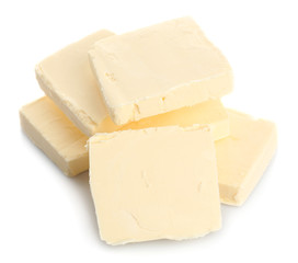 Tasty butter isolated on white