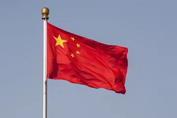 Rolgordijnen Flag of the People's Republic of China © kennytong