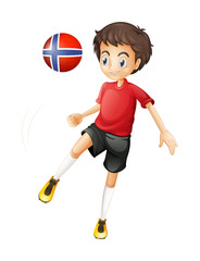 A soccer player from Norway