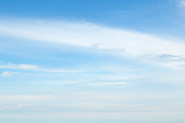 blue sky with light clouds