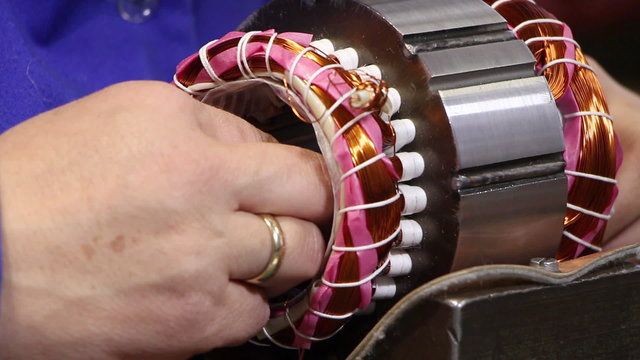 Heavy industry - Electric motor, how it made.