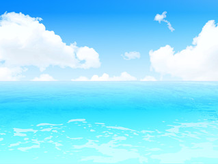 Obraz premium 海 空 風景