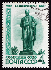 Postage stamp Russia 1964 Taras Hryhorovych Shevchenko, Poet
