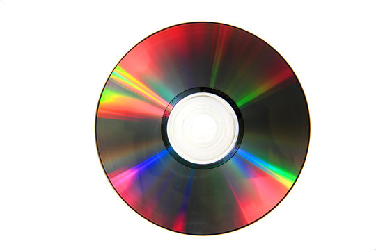 empty CD or DVD data disc