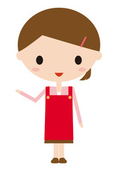主婦　イラスト