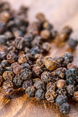 Black pepper close up