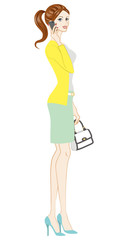 Women fashion, Spring clothing ,Full Length