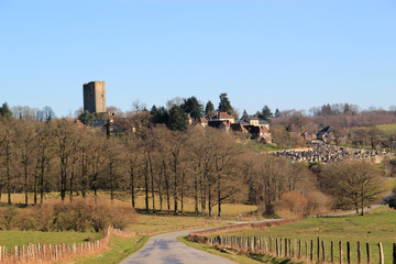 Fototapeta premium Château-Chervix (Haute-Vienne)