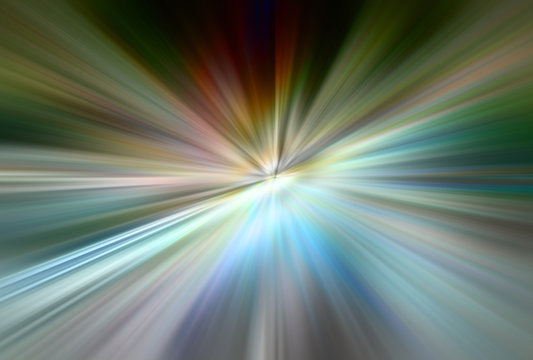 colorful radial radiant effect