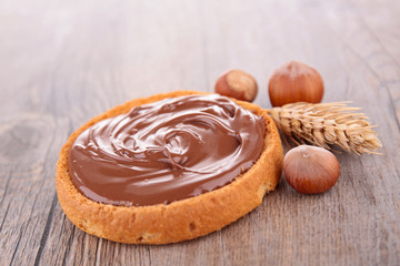 bread toast and chocolate