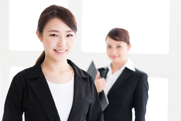 portrait of young asian businesswomen