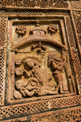Carvings from Madanmohan Temple - Bishnupur