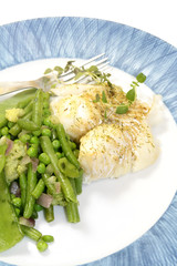 cabillaud et légumes