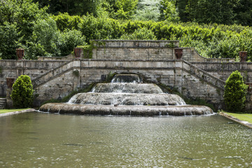 Brunnen in der Abtei Fontenay, Frankeich
