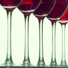Glasses of wine