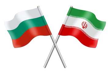 Flags: Bulgaria and Iran