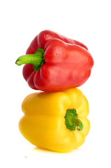 Red and yellow sweet pepper