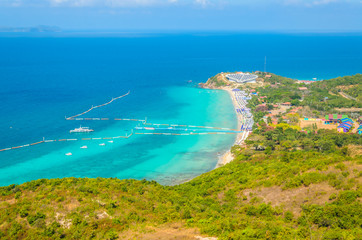 koh larn island tropical beach in pattaya city Thailand