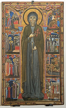 Tafelbild Klara von Assisi, Assisi, Italien