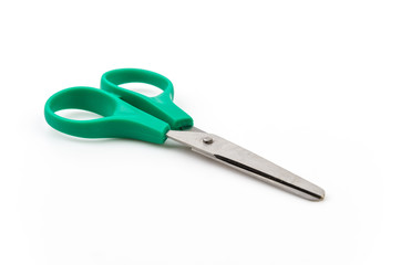Scissors isolated white background