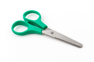 Scissors isolated white background