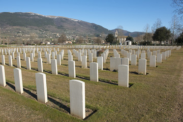 Soldatenfriedhof Assisi, Italien