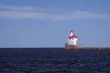 Fototapeta na wymiar Wisconsin Point Lighthouse