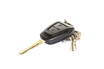 car key isolated on white