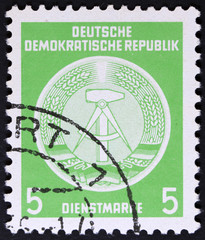 Post Stamp printed in DDR (German Democratic Republic 