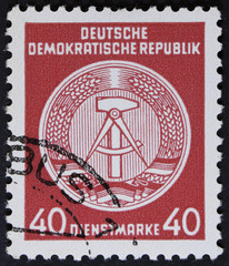 Post Stamp printed in DDR (German Democratic Republic 