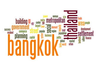 Bangkok word cloud