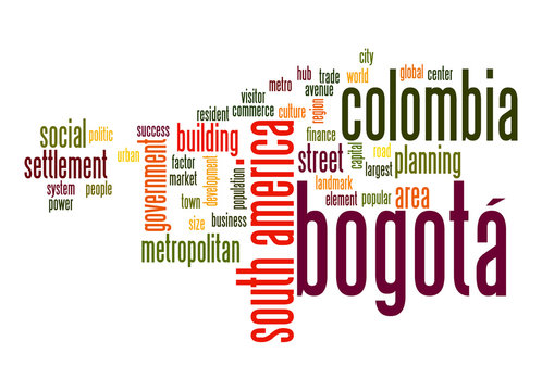 Bogotá word cloud