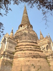 old temple in ayutthaya