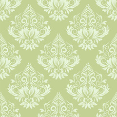vector seamless backdrop. damask pattern. flower wallpaper